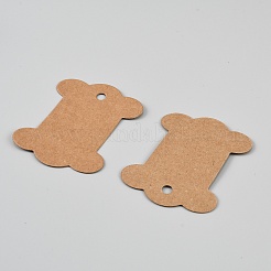 100Pcs Bone Shape Paper Thread Winding Boards&nbsp;SENE-WH20002-11B