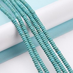 Synthetic Turquoise Bead Strands&nbsp;G-P286-05-4mm-01