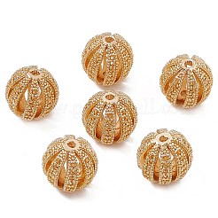 Rack Plating Brass Beads&nbsp;KK-G455-01G