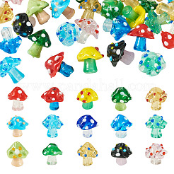 30Pcs 15 Colors Handmade Lampwork Bumpy Beads&nbsp;LAMP-TA0002-39
