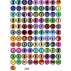 Printed Transparent Glass Cabochons&nbsp;GL-CBAA22A-11