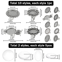 DIY Blank Dome Finger Rings Making Kit&nbsp;DIY-SC0022-21