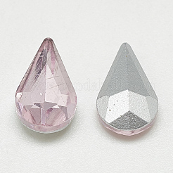 Pointed Back Glass Rhinestone Cabochons&nbsp;RGLA-T082-6x10mm-10