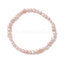 Natural Cultured Freshwater Pearl Beads Stretch Bracelets for Women&nbsp;BJEW-JB13067