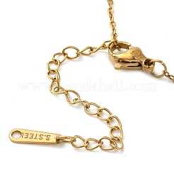 Brass Micro Pave Clear Cubic Zirconia Whale Tail Pendant Necklaces&nbsp;NJEW-M080-06