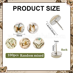 100Pcs Iron Drawing Pins&nbsp;AJEW-PH01710