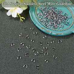 150Pcs 3 Styles 304 Surgical Stainless Steel Wire Guardian and Protectors&nbsp;STAS-TA0006-36P
