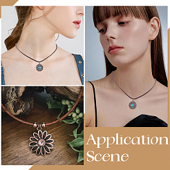 50Pcs Waxed Imitation Leather Cord Necklace Makings&nbsp;MAK-SP0001-04B