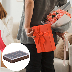 Wood Magnet and Velvet Storage Cuboid Box&nbsp;CON-WH0200-06D