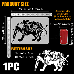 Plastic Hollow Out Drawing Painting Stencils Templates&nbsp;DIY-WH0396-737