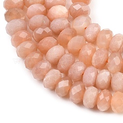 Natural Sunstone Beads Strands&nbsp;G-C259-A39-5x8mm
