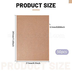 Kraft Paper PVC Stickers&nbsp;DIY-WH0899-410B
