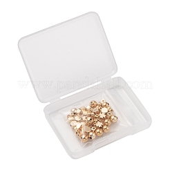 60Pcs 6 Style Brass Spacer Beads&nbsp;KK-X0093-09G-NF