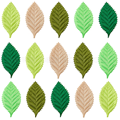 100Pcs Artificial Polyester Leaf&nbsp;AJEW-CP0011-10B