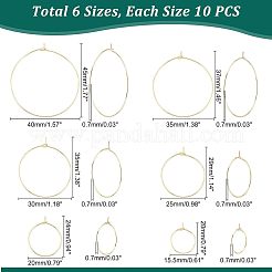 304 Stainless Steel Wine Glass Charms Rings&nbsp;STAS-UN0001-72G
