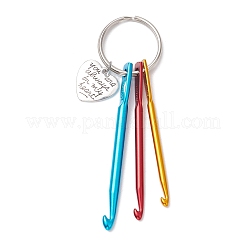 Aluminum Crochet Hooks Keychain&nbsp;KEYC-JKC01013-03