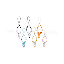Glass & Resin Mobile Straps&nbsp;HJEW-BC00030