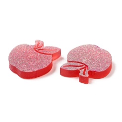 Teachers' Day Translucent Resin Cabochons&nbsp;CRES-Z001-02