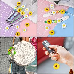 20Pcs 4 Styles Food Grade Eco-Friendly Silicone Focal Beads&nbsp;SIL-CJ0001-21