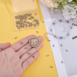 100Pcs 304 Stainless Steel Chain Extender Drop&nbsp;STAS-BBC0010-08
