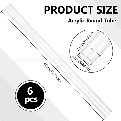 Acrylic Round Tube&nbsp;DIY-WH0899-672B