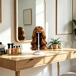 Plastic Wig Display Stands&nbsp;ODIS-WH0099-302A