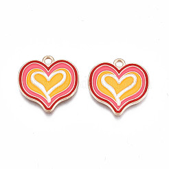 Alloy Enamel Pendants&nbsp;ENAM-S115-175
