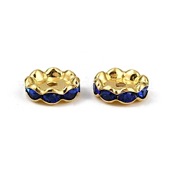 Brass Rhinestone Spacer Beads&nbsp;RB-A014-L12mm-05G