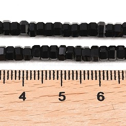 Natural Black Onyx Beads Strands&nbsp;G-G345-C37-2x4mm