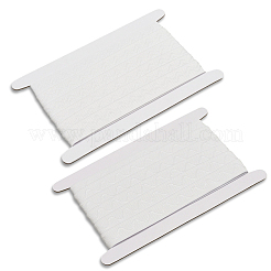 2 Styles Flat Non-slip Transparent Silicone Polyester Elastic Bands&nbsp;SRIB-GF0001-49B