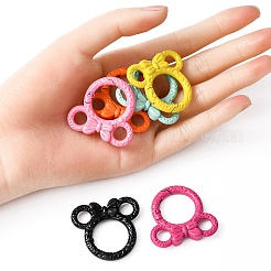 10Pcs Spray Painted Alloy Spring Gate Rings&nbsp;FIND-YW0001-59