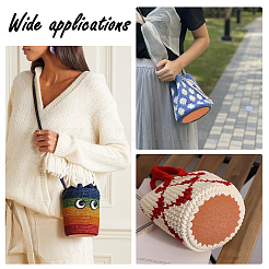 10 Pcs 5 Style Flat Round Felt Fabric&nbsp;DIY-PH0009-24D