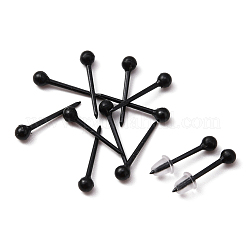 200Pcs 2 Colors Eco-Friendly Plastic Stud Earring Findings&nbsp;KY-YW0001-19