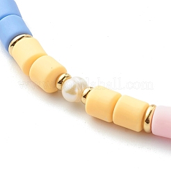 Polymer Clay Beaded Necklace Set&nbsp;NJEW-JN03619