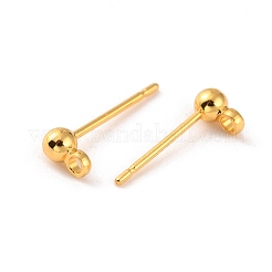Brass Stud Earring Finding&nbsp;KK-WH0062-19A-02