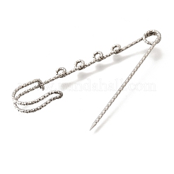 304 Stainless Steel Safety Pins Brooch Findings&nbsp;STAS-K252-11C-P
