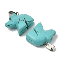 Synthetic Turquoise Pendants&nbsp;G-B127-02P-07