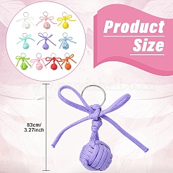 10Pcs Polyester & Spandex Keychains&nbsp;KEYC-CJ00012