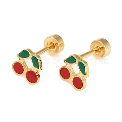 Cherry Ear Fake Plugs&nbsp;EJEW-H105-37G