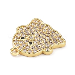 Rack Plating Brass Cubic Zirconia Pendants&nbsp;KK-D031-04