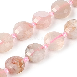 Natural Cherry Blossom Agate Beads Strands&nbsp;G-B094-A02-01