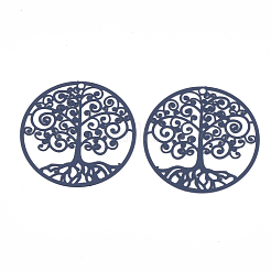 430 Stainless Steel Filigree Pendants&nbsp;STAS-T042-06A