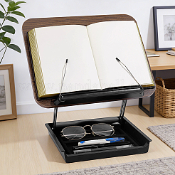 Rectangle Adjustable Rotating Wooden Book Stand for Reading Rest&nbsp;AJEW-WH0817-083