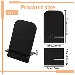 Acrylic Slant Back Postcard Display Stands&nbsp;ODIS-WH0078-86B