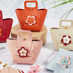 10 Sets 5 Colors PU Leather Handbag Kits&nbsp;PURS-CL0001-03