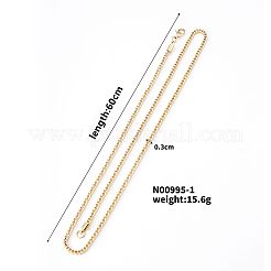 Fashionable Style 3mm 304 Stainless Steel Wheat Chain Necklaces&nbsp;RG7928-1