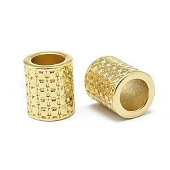 Rack Plating Brass European Beads&nbsp;KK-O125-07G