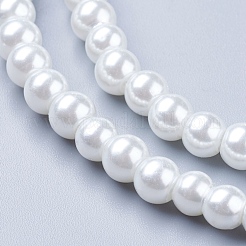 Glass Pearl Beads Strands&nbsp;HY-6D-B01