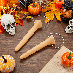 5Pcs Halloween Prank Toy Props PVC Plastic Long Nose&nbsp;AJEW-CN0002-69B