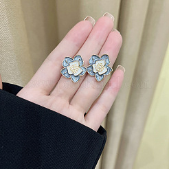 Valentine's Day Alloy & Enamel Stud Earrings&nbsp;WG1CFA2-01